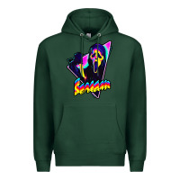 Sports Green scream horror movie Premium Hoodie - artisFamous