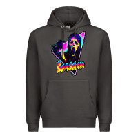 Smoke scream horror movie Premium Hoodie - artisFamous