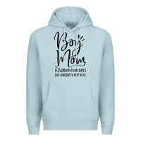 Blue Mist boy mom less drama than girls but harder to Premium Hoodie - artisFamous