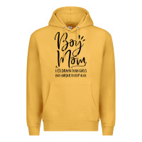 Mustard boy mom less drama than girls but harder to Premium Hoodie - artisFamous
