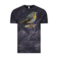 Cloud Black yellow breast Vintage Tee - LillyAllenDesigns