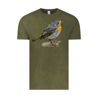 Vintage Olive yellow breast Vintage Tee - LillyAllenDesigns