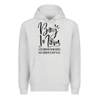 Dove Grey boy mom less drama than girls but harder to Premium Hoodie - artisFamous