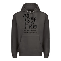 Smoke boy mom less drama than girls but harder to Premium Hoodie - artisFamous