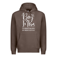 Coffee boy mom less drama than girls but harder to Premium Hoodie - artisFamous