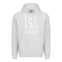 Dove Grey boy mom less drama than girls but harder to Premium Hoodie - artisFamous