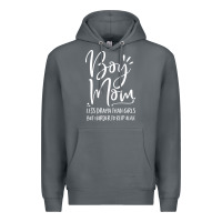 Rock boy mom less drama than girls but harder to Premium Hoodie - artisFamous