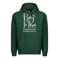 Sports Green boy mom less drama than girls but harder to Premium Hoodie - artisFamous