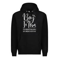 Black boy mom less drama than girls but harder to Premium Hoodie - artisFamous