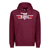 Burgundy goose Premium Hoodie - artisFamous