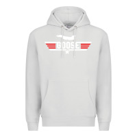 Dove Grey goose Premium Hoodie - artisFamous