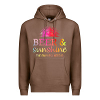 Chestnut the only bs i need is beer sunshine Premium Hoodie - artisFamous