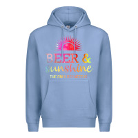 Colony Blue the only bs i need is beer sunshine Premium Hoodie - artisFamous