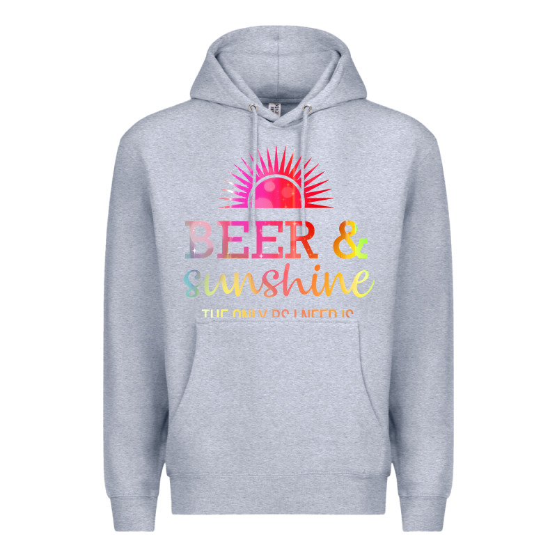 The Only Bs I Need Is Beer Sunshine Premium Hoodie by artisFamous | Teevron
