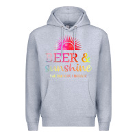 Heather Grey the only bs i need is beer sunshine Premium Hoodie - artisFamous