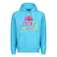 Ocean Blue the only bs i need is beer sunshine Premium Hoodie - artisFamous