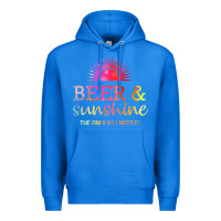 True Royal the only bs i need is beer sunshine Premium Hoodie - artisFamous
