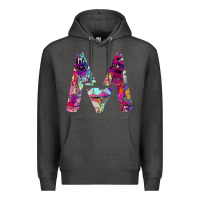 Charcoal Heather maroon five Premium Hoodie - artisFamous