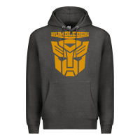Charcoal Heather bumblebee Premium Hoodie - artisFamous