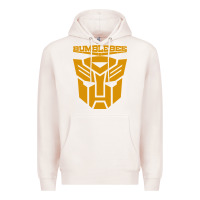 Pale Pink bumblebee Premium Hoodie - artisFamous