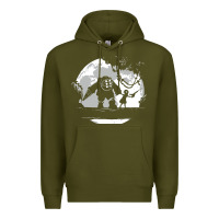 Army Green bioshock matata Premium Hoodie - artisFamous