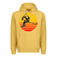 Antique Gold Hockey 1 Premium Hoodie - artisFamous