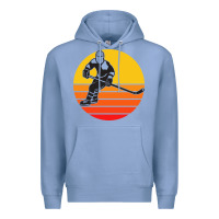 Colony Blue Hockey 1 Premium Hoodie - artisFamous
