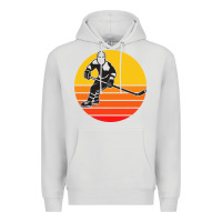 Dove Grey Hockey 1 Premium Hoodie - artisFamous