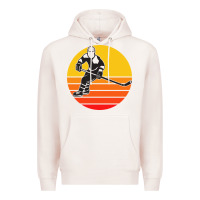 Pale Pink Hockey 1 Premium Hoodie - artisFamous