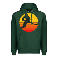 Sports Green Hockey 1 Premium Hoodie - artisFamous