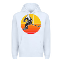 White Hockey 1 Premium Hoodie - artisFamous