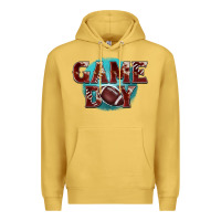 Antique Gold game day football Premium Hoodie - BarkalooDesign