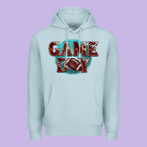 Game Day Football Premium Hoodie Designed By Barkaloodesign