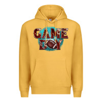 Mustard game day football Premium Hoodie - BarkalooDesign