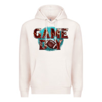 Pale Pink game day football Premium Hoodie - BarkalooDesign