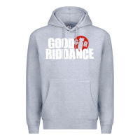 Heather Grey good riddance Premium Hoodie - artisFamous