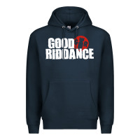 Navy good riddance Premium Hoodie - artisFamous