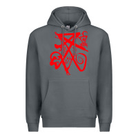 Rock lucifer calligraphy 2 Premium Hoodie - artisFamous