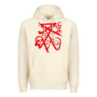 Sandshell lucifer calligraphy 2 Premium Hoodie - artisFamous