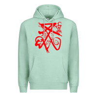 Seafoam lucifer calligraphy 2 Premium Hoodie - artisFamous