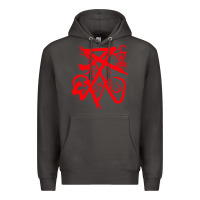 Smoke lucifer calligraphy 2 Premium Hoodie - artisFamous