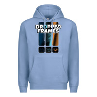 Colony Blue dropped frames Premium Hoodie - artisFamous