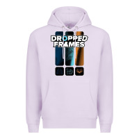 Lilac dropped frames Premium Hoodie - artisFamous
