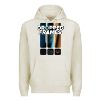 Oatmeal Heather dropped frames Premium Hoodie - artisFamous