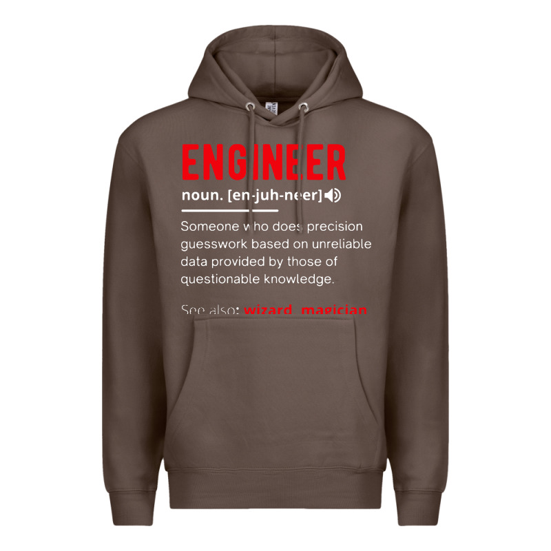Engineer Definition Premium Hoodie by artisFamous | Teevron