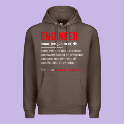 Engineer Definition Premium Hoodie Designed By Artisfamous