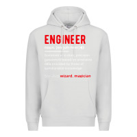 Dove Grey engineer definition Premium Hoodie - artisFamous