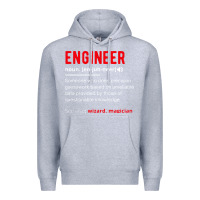 Heather Grey engineer definition Premium Hoodie - artisFamous