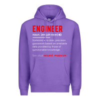 Purple engineer definition Premium Hoodie - artisFamous