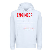 White engineer definition Premium Hoodie - artisFamous